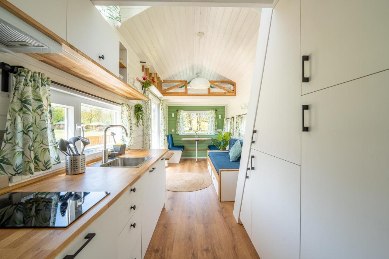 Green Tiny House With Shared Pool Zeewolde Exterior photo